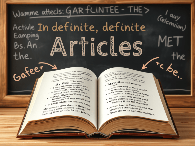 Articles: Indefinite and Definite Articles with&nbsp;Examples