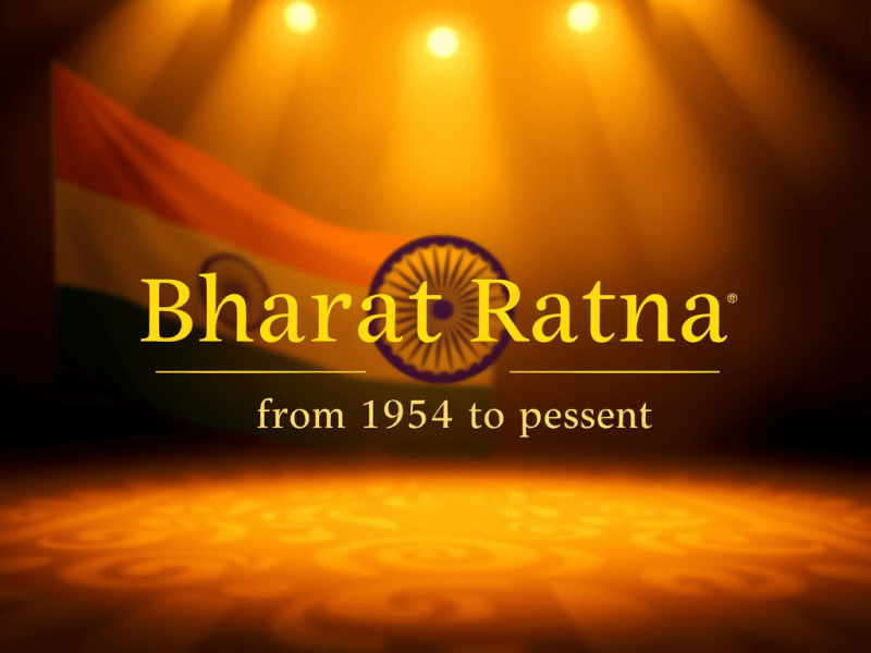 Bharat Ratna Award (1954–present): Full List &&nbsp;Notes